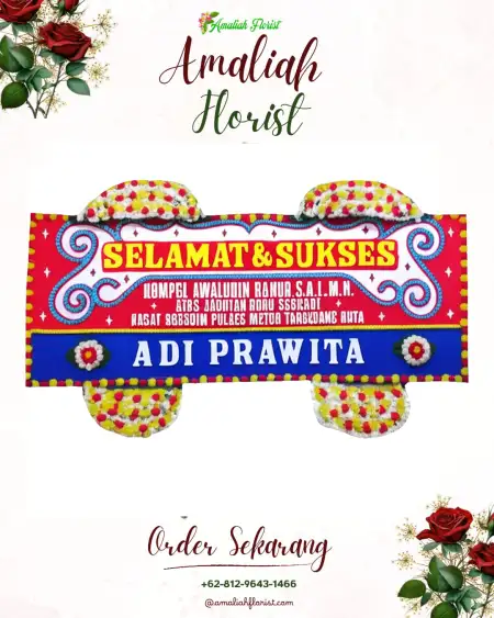 Papan Bunga Ucapan Selamat Sidokare